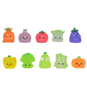 ตุ๊กตาผักเรืองแสงในที่มืด Lanshuo ทำจากโลหะผสมสังกะสี รูปทรงอาหารการ์ตูน จี้ DIY สำหรับทำเครื่องประดับ ของขวัญสำหรับทุกเพศ - Product Image 5