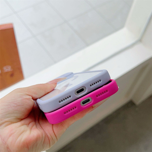 เคสใสกันกระแทกแม่เหล็กอะคริลิค TPU หรูหรา สำหรับ iPhone 18 17 16 15 14 13 12 11 Pro Max Plus พร้อมขอบสี - Product Image 6
