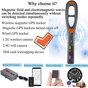 Detector de Micrófonos Ocultos HK007, Mini Detector de Dispositivos Espía, Detector de Cámaras Espía Ocultas, Detector de Señales de Rastreo GPS y GSM - Product Image 4