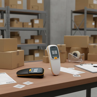 Escáner de Código de Barras Inalámbrico Portátil Industrial NORGEE N300R para Escaneo de Códigos 1D/2D/QR para Control de Inventario en Almacenes