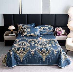 2024 mới hiện đại 3-mảnh <span class=keywords><strong>Comforter</strong></span> thiết lập in băng lụa <span class=keywords><strong>Mat</strong></span> kiểu dáng đẹp & phong cách mát Tấm - Product Image 2