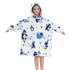 Warming Hooded Wearable <strong>Blanket</strong> <strong>Hoodie</strong> <strong>Cosy</strong> Oversized Adult Hooded <strong>Blanket</strong> China Factory Dropshipping Winter Woven Festival - Product Image 3