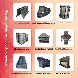 Encofrado de acero con postes de puerta de cemento para moldes de puerta prefabricados y ensamblados y modelos de postes de puerta de estilo paisajístico - Product Image 4