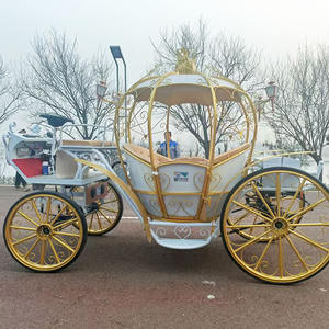 Carruaje de Calabaza Blanco de <span class=keywords><strong>Cenicienta</strong></span>, Estilo Carruaje de Caballos, de Wobeiqi, para Parques de Atracciones, Guarderías o Uso Doméstico - Product Image 2