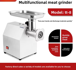 Picadora de Carne Eléctrica Portátil, Picadora de Carne para Cocina Casera, Máquina para Hacer Salchichas, Material de Acero Inoxidable de Grado Alimenticio - Product Image 2