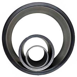 שקע במפעל עמיד בלחץ גבוה 1200 מ "מ קוטר שחור hdpe/פה pn 1.25 mpa צינורות פלסטיק לניקוז - Product Image 5