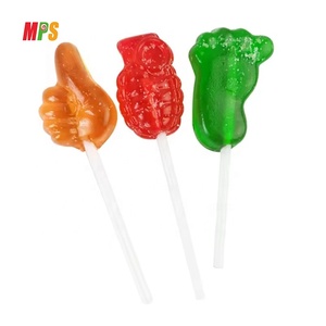 Permen gantungan batu ceri merah <span class=keywords><strong>Fizzy</strong></span> Permen Pop rasa buah <span class=keywords><strong>lollipop</strong></span> kaki dengan permen lompat - Product Image 4