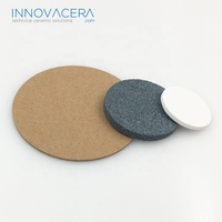 Disque céramique poreux en alumine 1-100 Um Al2o3 pour diffuseurs de microbulles