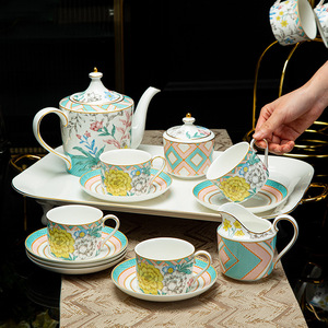 Fashionable Pastoral Style Bone China Cold Water Bottle Household Teapot Green Tea Buckwheat Teapot High Color Value Fruit - Product Image 4