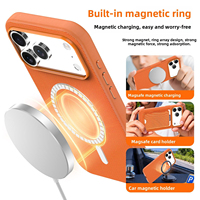 Étui de téléphone magnétique antichoc en TPU tressé de luxe pour iPhone 17 16 15 Pro Max, compatible avec la recharge sans fil