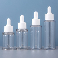 Flacon compte-gouttes en PETG mignon et compact pour soins de la peau, huile visage, sérum, huile essentielle – 20ml, 30ml, 40ml, 50ml