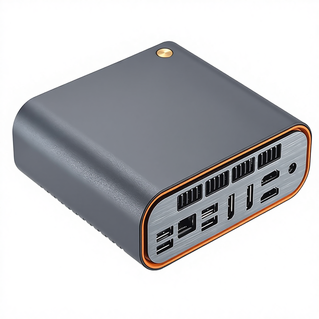NUC Barebone Mini PC F23 I5 12th Gen 12450H Quad Displays DDR5 Ram SSD Fanbased Business Use