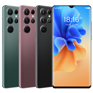 <span class=keywords><strong>S22</strong></span> Smart Dual SIM Android 11 Teléfono celular Venta caliente Desbloqueado 64MP + 48MP 16GB + 512GB Smartphones Juegos baratos Características 64MP + 48MP Usado - Product Image 3