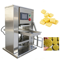Machines semi-automatiques de formage de cubes de sucre à vendre, machine à fabriquer des biscuits multigrains, mini-machine à gâteaux aux haricots mungo