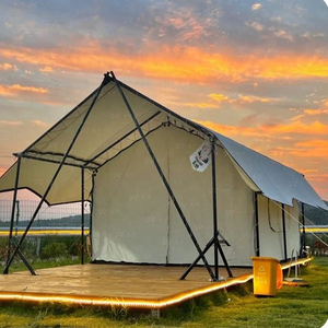 Profesional personalizado al aire libre impermeable lujo Hotel Safari tienda estilo europeo en forma de A nómada para eventos tiendas de campaña - Product Image 3