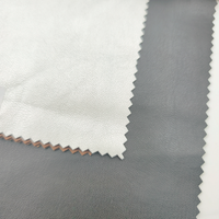 Tissu en cuir PU 100% ultra-doux à texture veloutée, style chinois, avec support tricoté, 280 GSM, pour vêtements