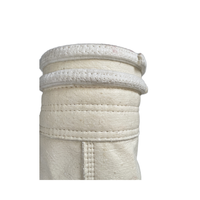 Sac filtrant en feutre perforé à l'aiguille acrylique Mailles filtrantes de haute qualité Plus de 99.9% Efficacité Dépoussiérage d'épaisseur 1.5-3.0mm