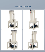 Système de filtration vertical pour électrolyse chimique, pompe chimique pour liquides corrosifs acides, équipement de traitement de l'eau