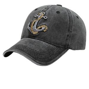 NLANS Gorra de Béisbol Unisex de 6 Paneles, 100% Algodón, Versión Coreana, Bordado 'Tide', con Remaches Marinos, para Viajes y Actividades al Aire Libre, Protección Solar, Cuatro Estaciones - Product Image 1