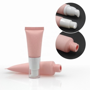 Tubos de Bomba Sin Aire Dorados de PE Vacíos de 20ml, 30ml, 50ml para Empaque de Protector Solar y Crema BB, Tubo Suave para Loción Rosa OEM - Product Image 2