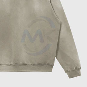 Dernier modèle Sweats à capuche sunfade pour adultes en vente Manches longues Respirant Mode facile 100% coton Teint uni pour la saison hivernale - Product Image 5