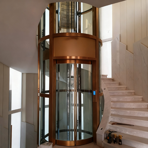 Элитный круглый лифт с гидравлической системой, изготовленный на заказ для дома/отеля, класса люкс - Product Image 4