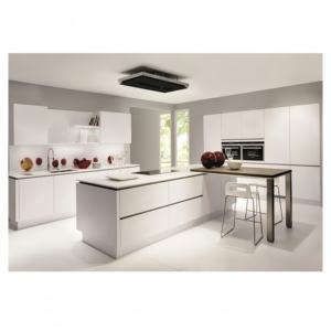 Armoires de cuisine modernes en bois MDF Ensemble complet <span class=keywords><strong>gris</strong></span> avec meubles de placard Conception en contreplaqué personnalisée pour les cuisines modernes - Product Image 4