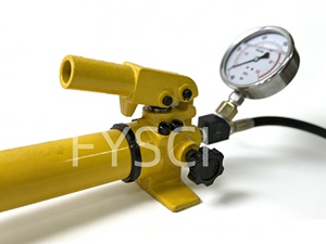 <span class=keywords><strong>Pompe</strong></span> <span class=keywords><strong>hydraulique</strong></span> manuelle à déplacement variable FYSCI CP-700, réservoir 900cc, double vitesse, manomètre, tuyau 2m, 5 CV, réparation - Product Image 3