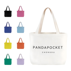 Plain Fashion Shopping Print logo Shopping <b>Canvas</b> Tote <b>Bag</b> Reusable extra <b>Large</b> Tote Shopping <b>Bags</b> for Travel - Product Image 4