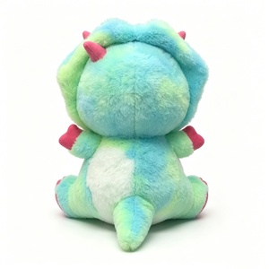 Peluche de Triceratops Personalizado con Purpurina y Tie-Dye, Regalo Original en Tonos Pastel para Cumpleaños y Baby Shower, Novedad para Amantes de los Dinosaurios - Product Image 2