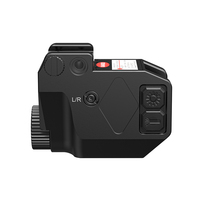 Lunette de visée avec pointeur laser LED à lumière visible, lampe torche à point rouge ou illuminateur IR
