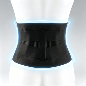 Cinturón de Soporte Lumbar Ajustable y Transpirable para Aliviar el Dolor de Espalda Baja, Soporte Lumbar Antideslizante con Compresión para Hombres/Mujeres, para el Trabajo - Product Image 4