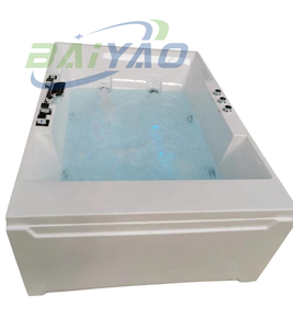 Bañera de hidromasaje de lujo Jacuzzier 2 personas Jakusi Whirlpool acrílico interior bañera familiar con función de hidromasaje - Product Image 2