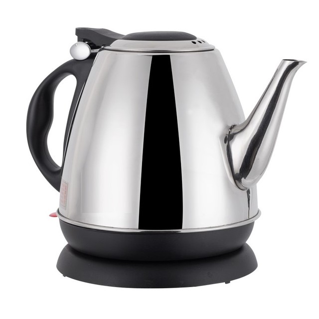 High Quality Electric Stainless Steel Kettle 1.0L Goose Neck Kettle Portable Water Jug Home Appliances for Boiling Water