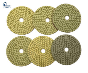Reçine zımpara yuvarlak şekil 80mm/100mm granit mermer parlatma pedleri - Product Image 4