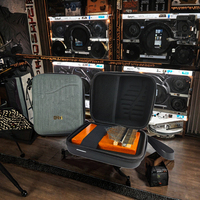 BRN BRN-894 EVA Water Resistant Hardcase for Thumb Piano and 17 Keys with Zipper Closure-Special Purpose Storage Bag