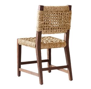 เก้าอี้รับประทานอาหารไม้โอ๊คแบบปรับแต่งได้สำหรับงานแต่งงานเก้าอี้รับประทานอาหารทำจากหญ้าทะเลทำด้วยมือ - Product Image 4