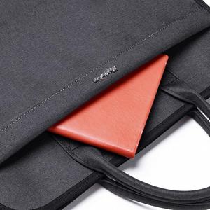 Sac pour ordinateur portable multifonctionnel noir fabriqué en Chine, 15,6 pouces, étanche, sacoche pour hommes, usage professionnel, sacs de conférence - Product Image 4