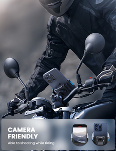 Support de téléphone pour moto en aluminium Lamicall BP09, vente en gros d'usine, amortisseur de vibrations, support de téléphone <span class=keywords><strong>anti</strong></span>-vibration pour moto, VTT - Product Image 3