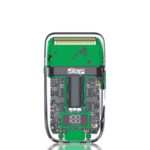 เครื่องโกนหนวดไฟฟ้า DSP 60125 ใบมีดเดี่ยวกันน้ำ IPX7 แบบชาร์จได้สำหรับผู้ชายสีเขียวและสีเหลือง - Product Image 5