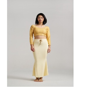 Soft Polyester Saree Shapewear Fish Cut Petticoat High Compression Slimming Underskirt Seamless Body Shaper <b>for</b> Women Clothing - Product Image 5