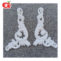 Appliques murales décoratives en polyuréthane doré, faciles à installer, vente en gros d'usine