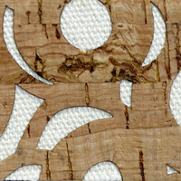 Feuilles de liège naturelles en Faux cuir, 1 pièce, réutilisables et écologiques