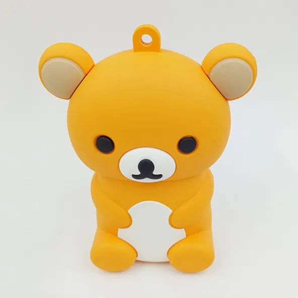 Best selling christmas gift PVC animal shape custom power bank 20000mah Bear shape power bank made in japan