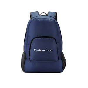 맞춤형 폴리에스터 백 팩 하이킹 여행 가방 210d 접이식 프로모션 저렴한 백팩 캐주얼 스포츠 백팩 가방