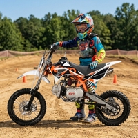Moto tout-terrain pour enfants Kayo TSD110 110cc 4 temps à essence avec démarrage semi-automatique 4 vitesses et démarrage au kick