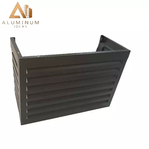 Penutup AC aluminium berlapis bubuk tahan cuaca luar ruangan untuk perlindungan pendingin udara - Product Image 5