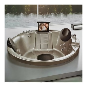 Made in China pannello di controllo automatico 2000x2000x830mm rettangolo acrilico Spa massaggio idromassaggio vasca da bagno all'aperto - Product Image 1