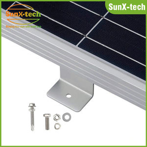 <span class=keywords><strong>Support</strong></span> de montage en forme de Z <span class=keywords><strong>pour</strong></span> <span class=keywords><strong>panneau</strong></span> <span class=keywords><strong>solaire</strong></span> noir en aluminium SunX-Tech, petit, <span class=keywords><strong>pour</strong></span> toit de camping-car, bus, caravane, système d'énergie photovoltaïque - Product Image 6