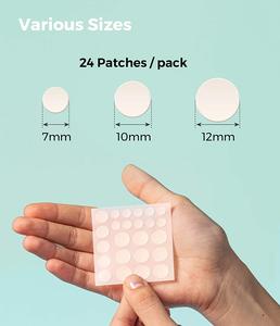 Autocollants anti-acné, 2 pièces, cache les points invisibles, hydrogilide, soins du visage, capuchon absorbant pour taches et imperfections, - Product Image 3